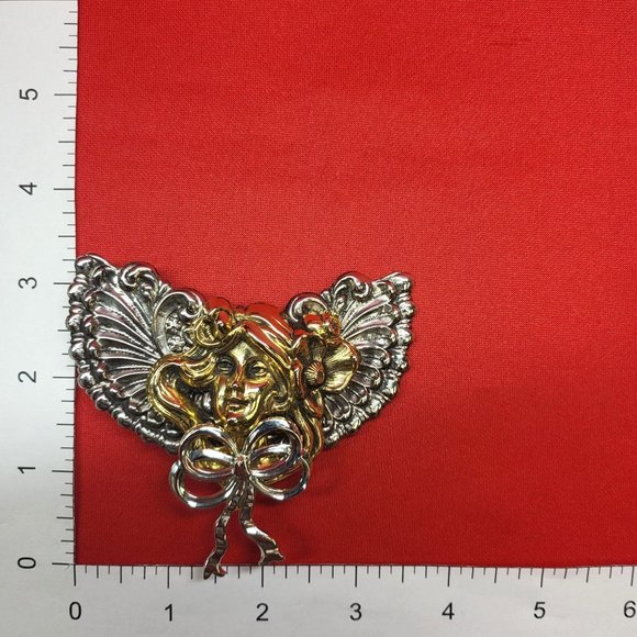 Jane Angel Pin Brooch Signed - Picture 9 of 12